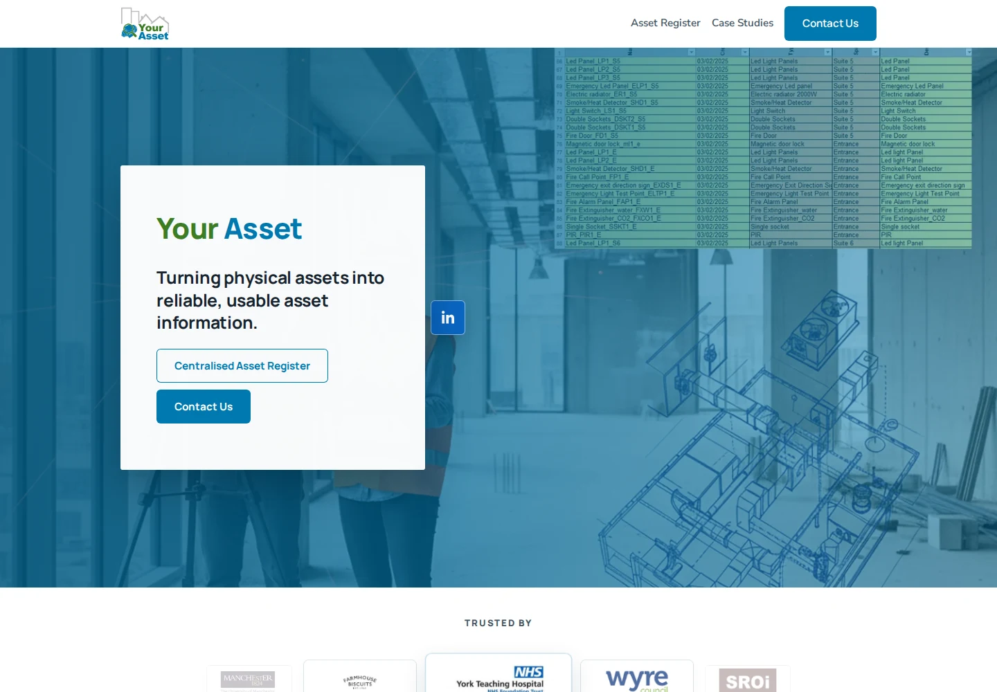 Current Your Asset homepage